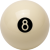 Aramith White 8-Ball | Golden Break Billiards